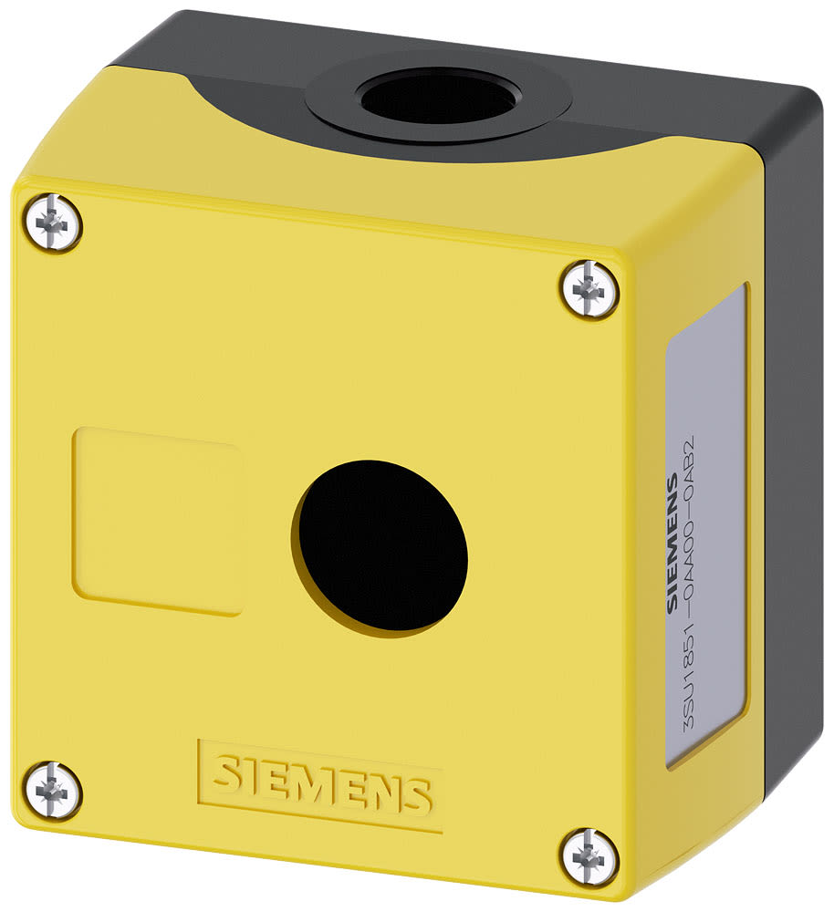 SIEMENS - SIE3SU18510AA000AB2 PULSANT.VUOTA EMERG 1 FORO SENZA COLL