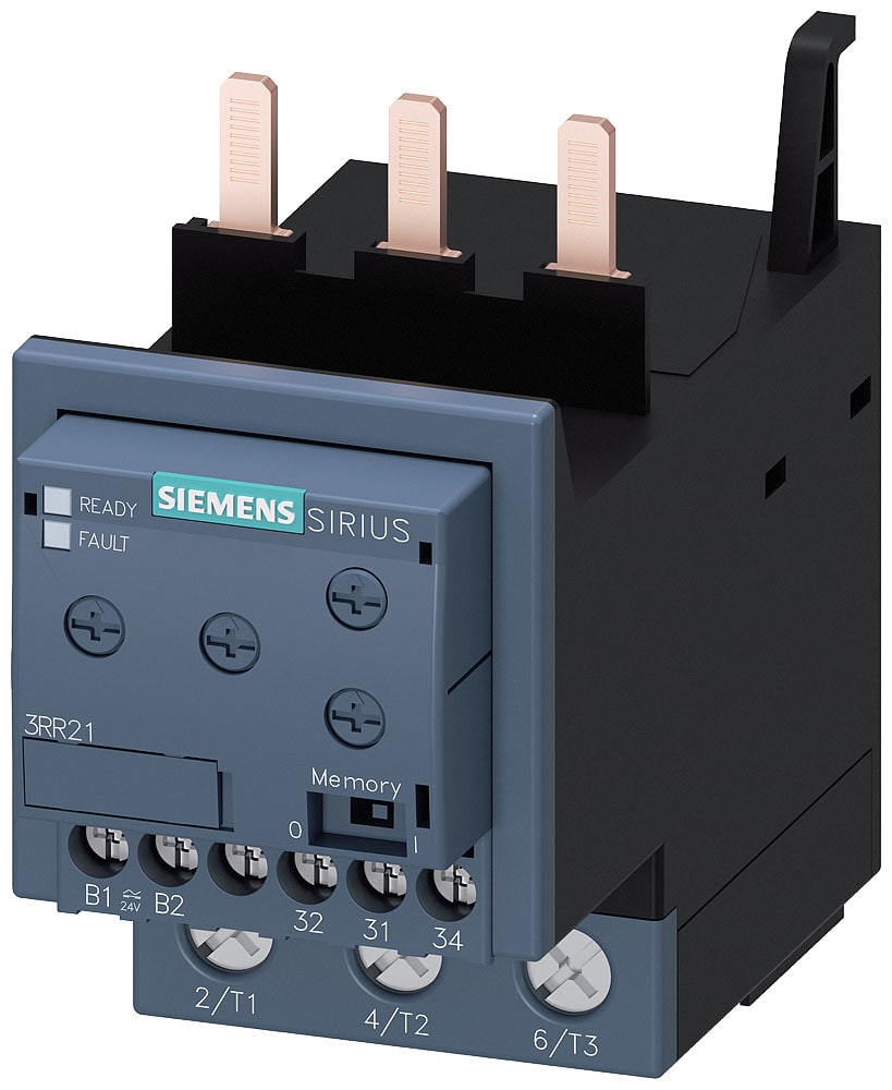 SIEMENS - SIE3RR21431AA30 Relè di controllo 50-60 Hz, bifase, alimentazione AC/DC 24 V, 1CO