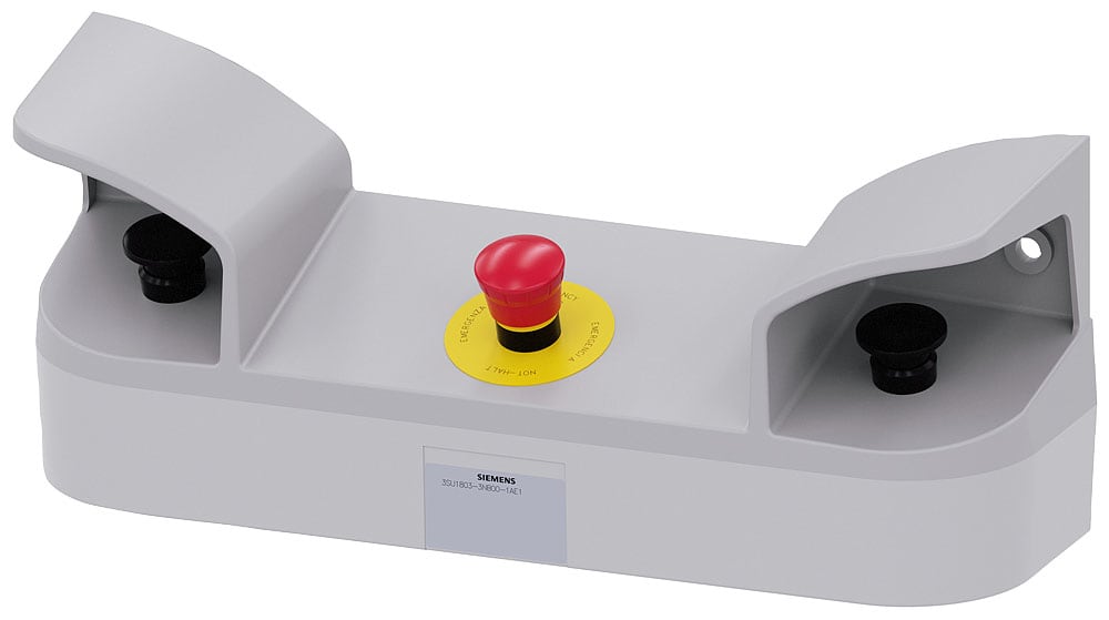 SIEMENS - SIE3SU18033NB001AE1 PULPITO BIMANUALE GRIGIO COMPLETO 3 FORI