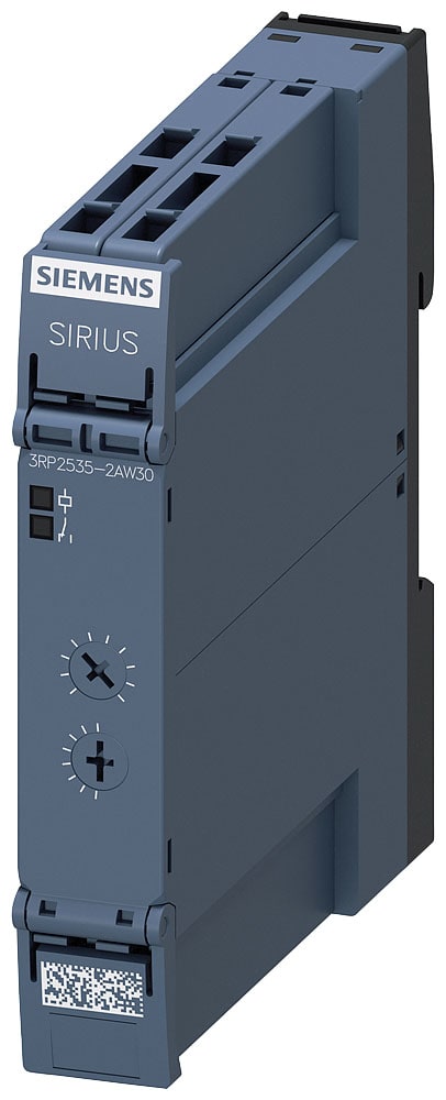 SIEMENS - SIE3RP25352AW30 Relè a tempo, ritardato alla diseccitazione, 1CO, 15 campi di temporizzazione, 0,05 s ... 100 h,