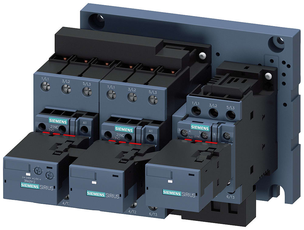 SIEMENS - SIE3RA24358XF321AL2 Teleavviatore stella-triangolo AC-3: 37 kW/400 V AC 230 V, 3NO+3NC