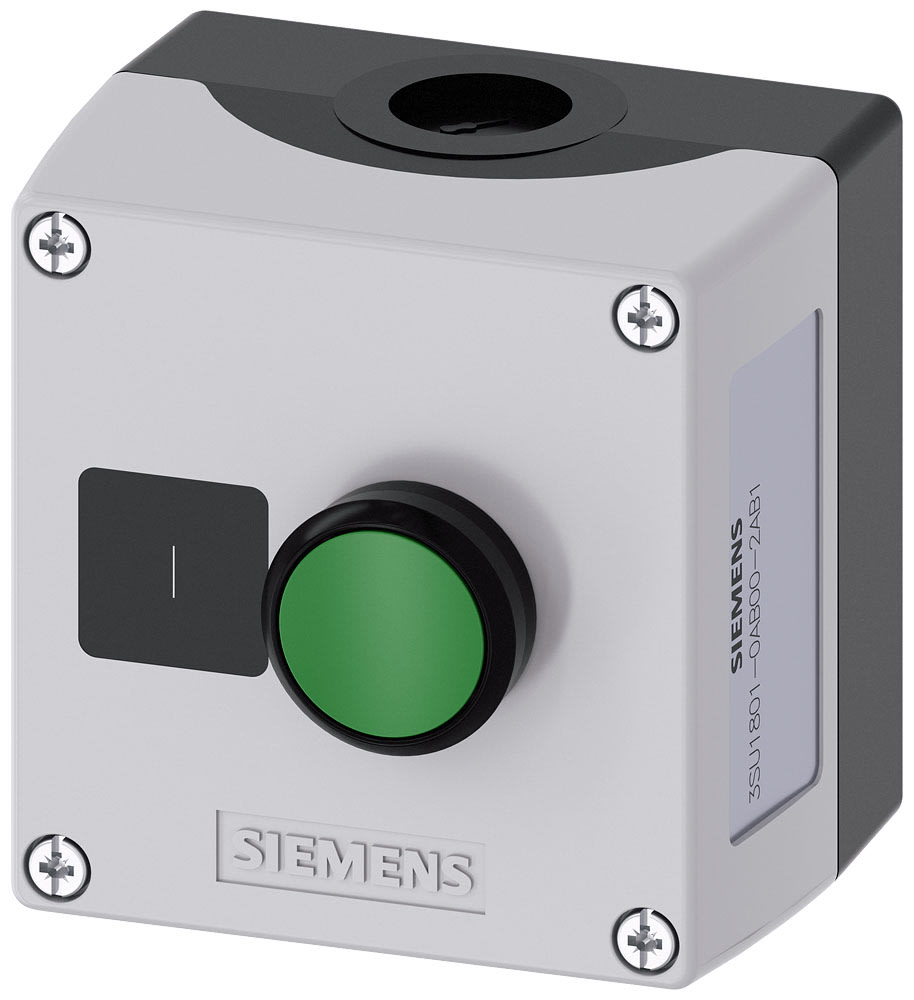 SIEMENS - SIE3SU18010AB002AB1 PULS.1 FOR GRIGIA,PULS.VERDE 1NA,TARGH.I