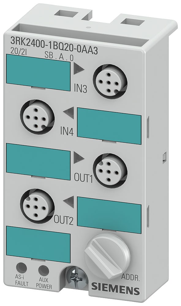 SIEMENS - SIE3RK24001BQ200AA3 MODAS-I K45 2I-2O A-B IP67, 2A