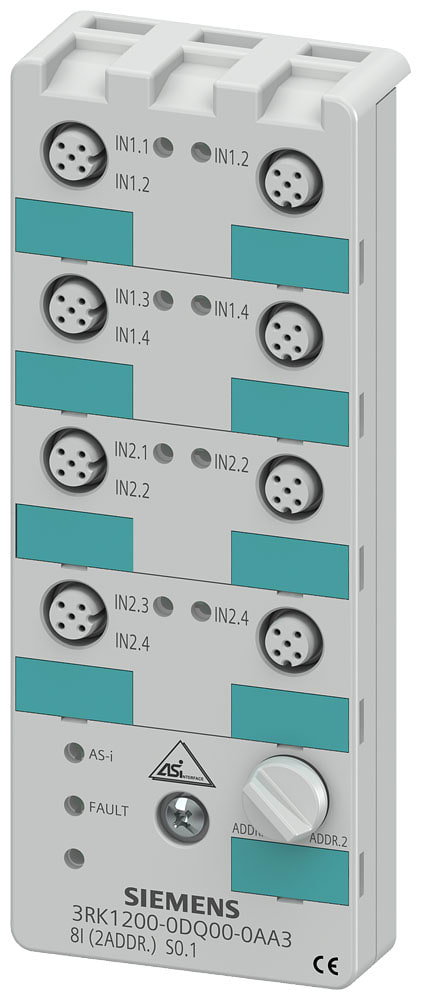 SIEMENS - SIE3RK12000DQ000AA3 MOD AS-I K60 8E 200MA IP67