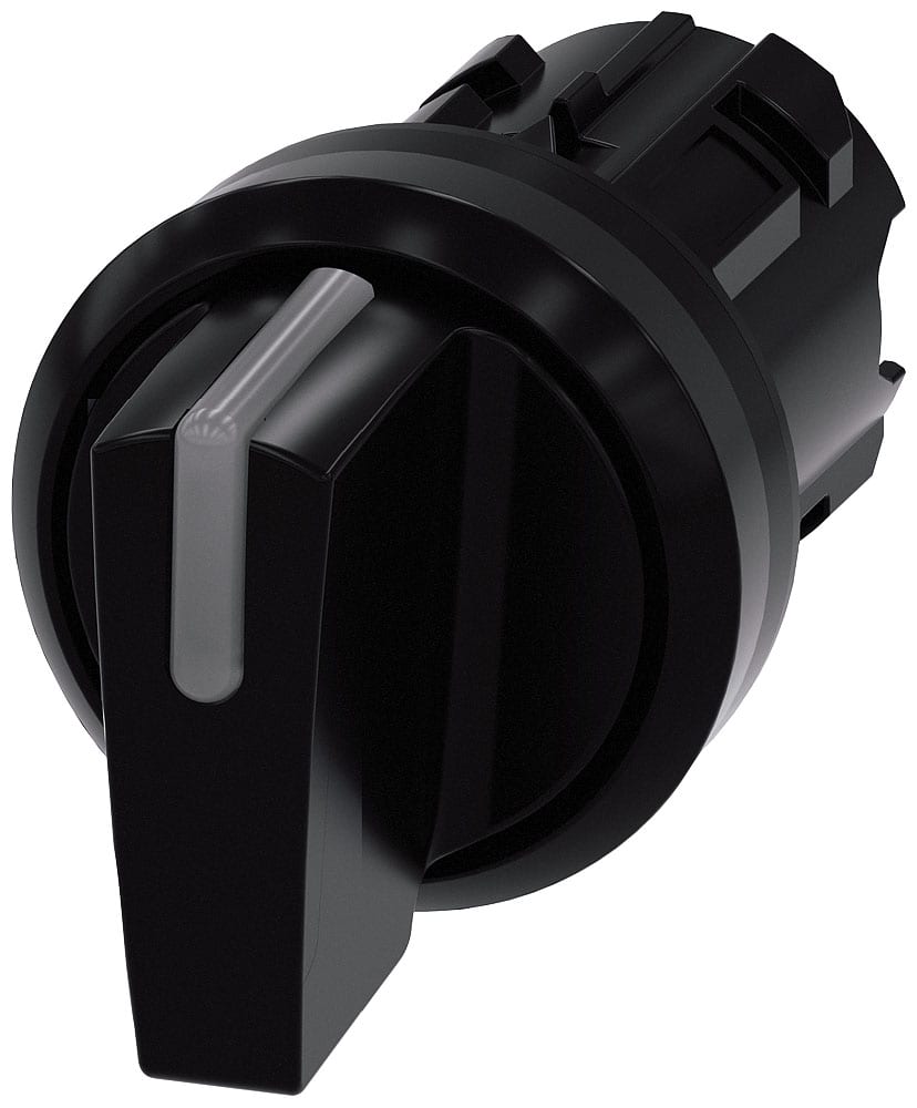 SIEMENS - SIE3SU10022BN100AA0 SEL.LUM.LEVA NERO 3POS RIT. DX