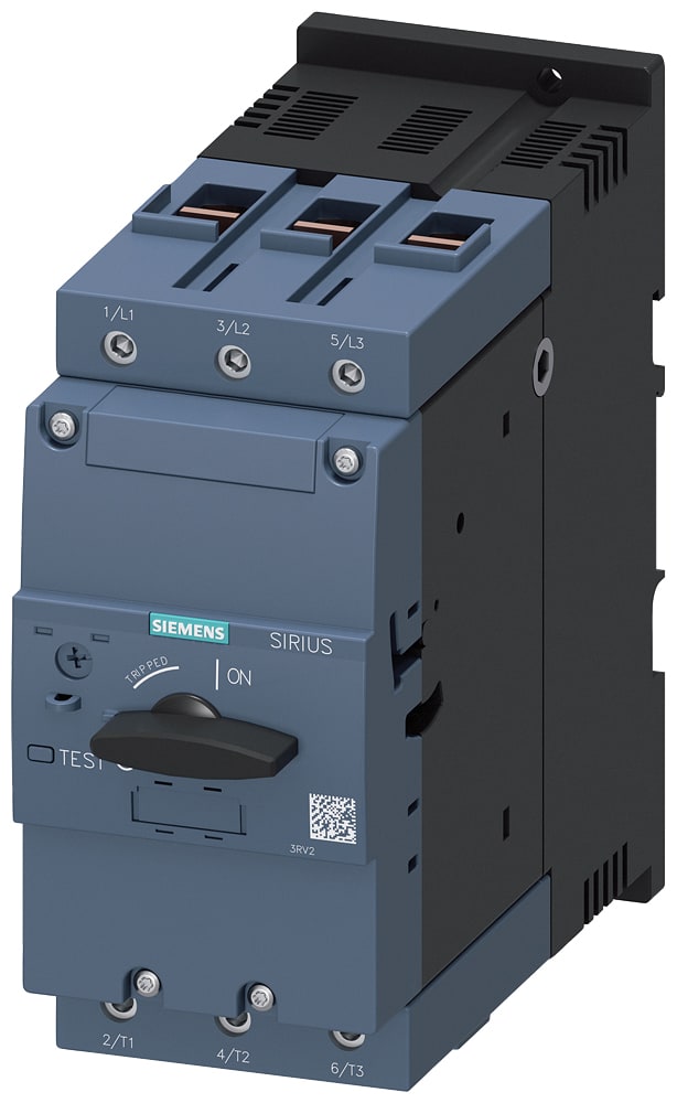 SIEMENS - SIE3RV20424JB10 Interruttore automatico, S3, protezione motore, Class 20, sganciatore A 45 ... 63 A, sganciatore N 819 A