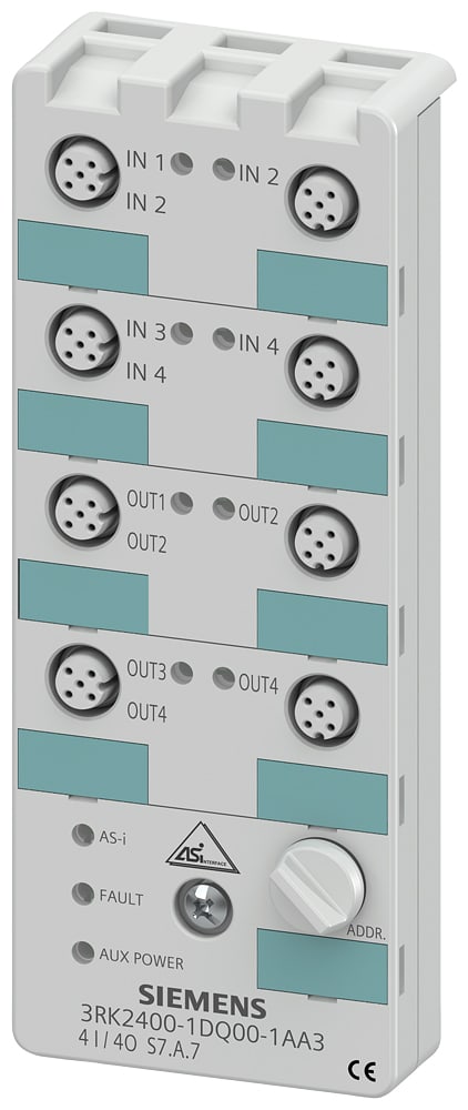 SIEMENS - SIE3RK24001DQ001AA3 MODULO AS-I K60, IP67, 4DI-4DO