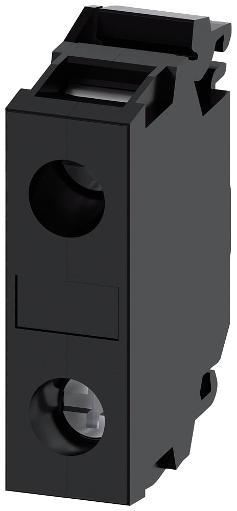 SIEMENS - SIE3SU14001DA101AA0 MORSETTO DI SUPPORTO NERO FRONT.VITE