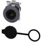 SIEMENS - SIE3SU19600GB800AA0 Interfaccia RJ45, 30 mm, in metallo opaco, colore grigio sabbia