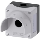 SIEMENS - SIE3SU18510AA000AH1 Pulsantiera per dispositivi di comando, 22 mm, rotondi, in metallo, colore grigio, 1 punto di comando