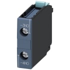 SIEMENS - SIE3RH19211CA10 Blocchetto di contatti ausiliari, 1NO, EN 50005 per contattori per comando motori, a 1 polo