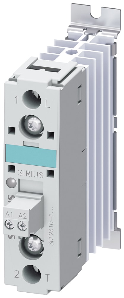 SIEMENS - SIE3RF23101BA24 Contattore statico 3RF2, monofase AC-51 10 A/AC-15 6 A 48 ... 460 V/AC 110 ... 230 V