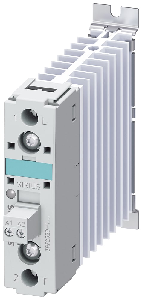 SIEMENS - SIE3RF23201DA24 Contattore statico 3RF2, monofase AC-51 20 A 48 ... 460 V/AC 110 ... 230 V, resistente al cortocircuito