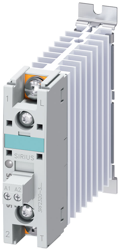 SIEMENS - SIE3RF23203AA02 Contattore statico 3RF2, monofase AC-51 20 A 24 ... 230 V/DC 24 V