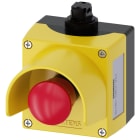 SIEMENS - SIE3SU18010NB104HC2 Pulsantiera AS-Interface per dispositivi di comando, 22 mm, in plastica, giallo, collare di protezione