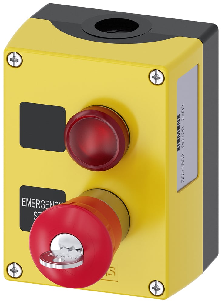 SIEMENS - SIE3SU18020NA002AB2 Pulsantiera per dispositivi di comando, 22 mm, rotondi