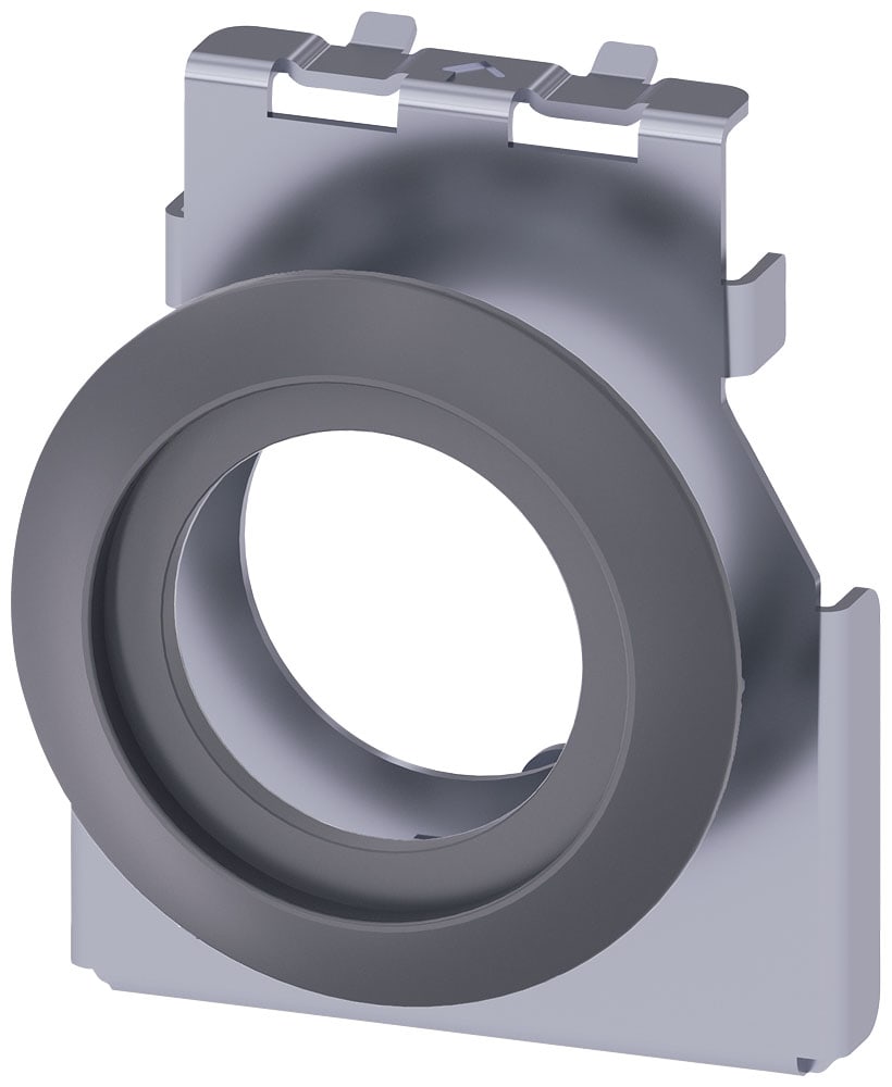 SIEMENS - SIE3SU19600KB100AA0 Adattatore per pulsanti, selettori e indicatori, 22/30,5 mm, in metallo opaco, con guarnizione