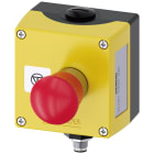 SIEMENS - SIE3SU18510NH004NB2 MET. ENCL./PUSHB. BL PL,1NO,M12-CONNECT.