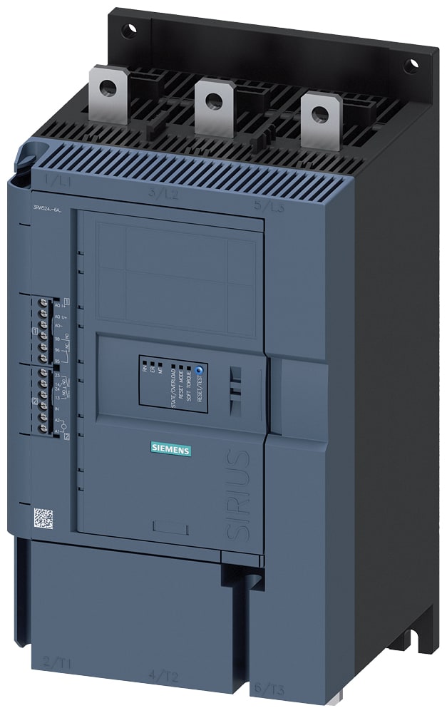 SIEMENS - SIE3RW52486AC14 SIRIUS softstarter 200 ... 480 V 470 A, AC 110 ... 250 V, morsetti a molla, ingresso termistore