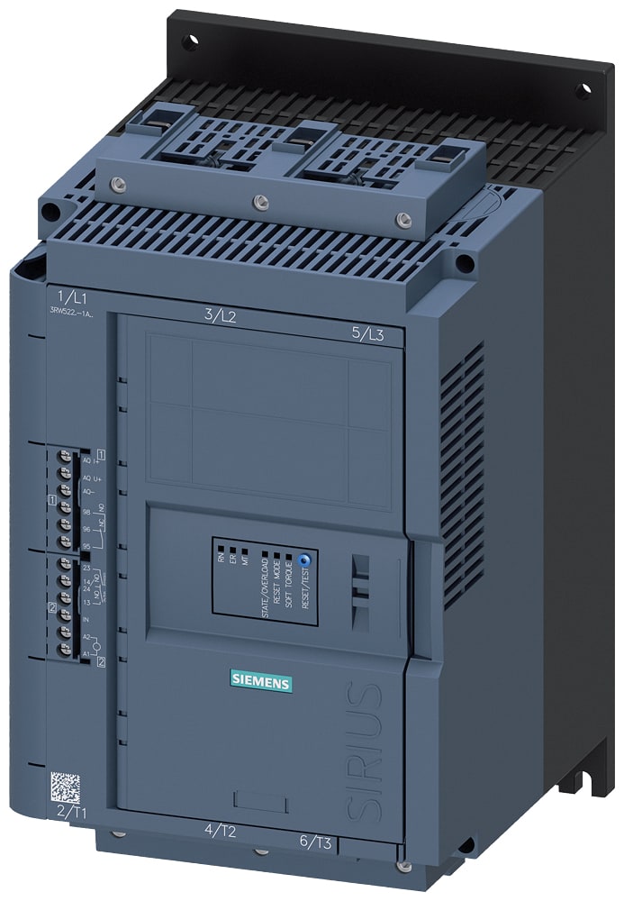 SIEMENS - SIE3RW52271AC04 SOFTSTARTER 400V AC 93A AUS 24V AC/DC VI