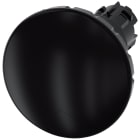 SIEMENS - SIE3SU10001JB100AA0 Pulsante a fungo, 22 mm, rotondo, in plastica, colore nero, sblocco a rotazione, 60 mm