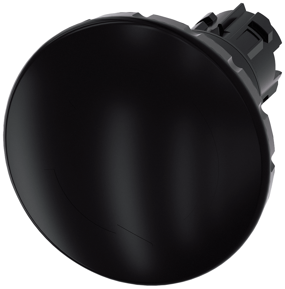 SIEMENS - SIE3SU10001JB100AA0 PULS FUNGO EM 60MM NERO SBL ROTAZIONE