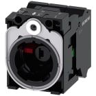 SIEMENS - SIE3SU15511AB503MA0 HOLDER MET 1NO1NC LED BLU 24V AC/DC MOL