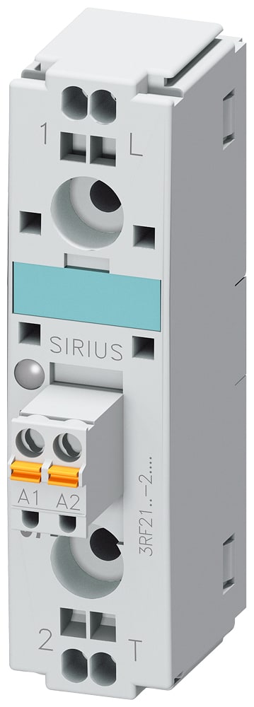 SIEMENS - SIE3RF21202AA45 Relè statico 3RF2, monofase, La=22,5 mm, 20 A 48 ... 600 V/DC 4 ... 30 V