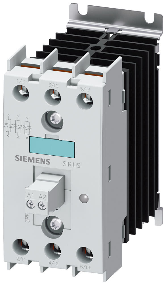 SIEMENS - SIE3RF24101AC35 Contattore statico 3RF2, trifase AC-51 10 A 48 ... 600 V/AC 110 V, controllato a 3 fasi