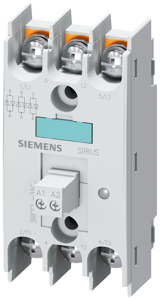 SIEMENS - SIE3RF22553AC45 RELE STATCONTR.3 FASI 55A 48-600V 4-30V