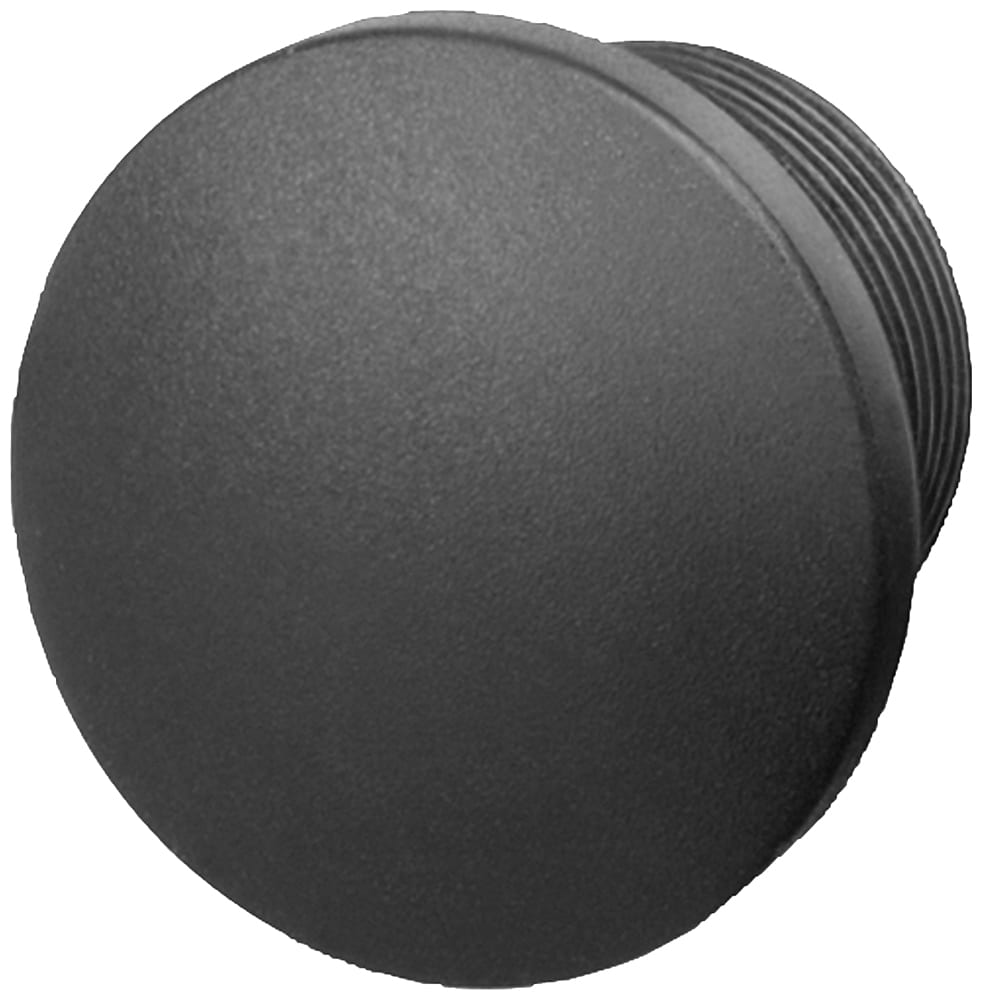 SIEMENS - SIE3SU19000FA110AA0 tappo cieco per punti di comando rotondi liberi, 22 mm, plastica, nero, completo di controdado