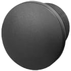 SIEMENS - SIE3SU19000FA110AA0 tappo cieco per punti di comando rotondi liberi, 22 mm, plastica, nero, completo di controdado