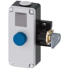 SIEMENS - SIE3SE71601AE00 Interruttore a fune SIRIUS + leva, custodia in metallo, 2 x M25 x 1,5, 2NO+2NC, con blocco EN ISO 13850