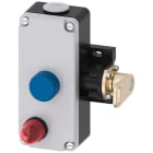 SIEMENS - SIE3SE71601AE04 Interruttore a fune SIRIUS + leva, custodia in metallo, 2 x M25 x 1,5, 2NO+2NC, con blocco EN ISO 13850