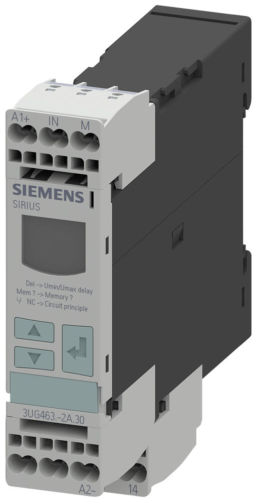 SIEMENS - SIE3UG46322AW30 Relè di controllo, digitale, controllo di tensione, 22,5 mm AC/DC 10 ... 600 V