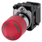 SIEMENS - SIE3SU11521GB203CW0 EMERG. STOP MUSHROOM PUSHB., 30MM, RED