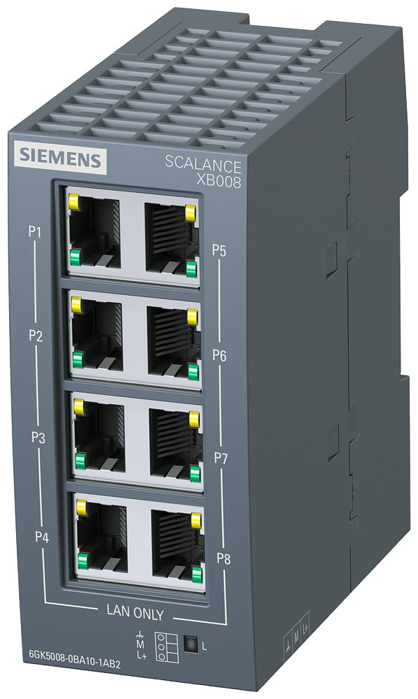 SIEMENS - SIE6GK50080BA101AB2 SIMATIC NET SCALANCE XB008