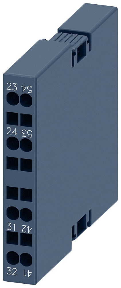 SIEMENS - SIE3RH29112DE11 Blocchetto di contatti ausiliari per elettronica, laterale, vie di corrente: 1NO, 1NC