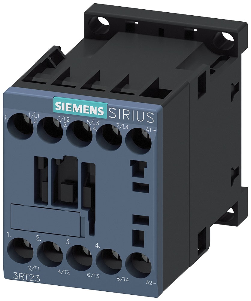 SIEMENS - SIE3RT23171BA40 Contattore, AC-1, 22 A/400 V/40 °C, S00, a 4 poli, DC 12 V