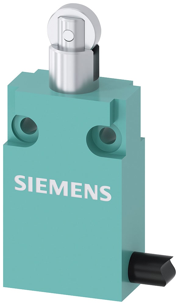 SIEMENS - SIE3SE54130CD201EA5 Interruttore di posizione, in forma costruttiva compatta, larghezza 30 mm, con cavo di collegamento 5 m, contatti ad azione rapida 1NO+1NC, con pul...