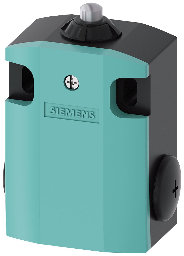 SIEMENS - SIE3SE51220BB01 Interruttore di posizione, custodia in metallo larghezza 56 mm, 1NO/1NC contatti ad azione lenta
