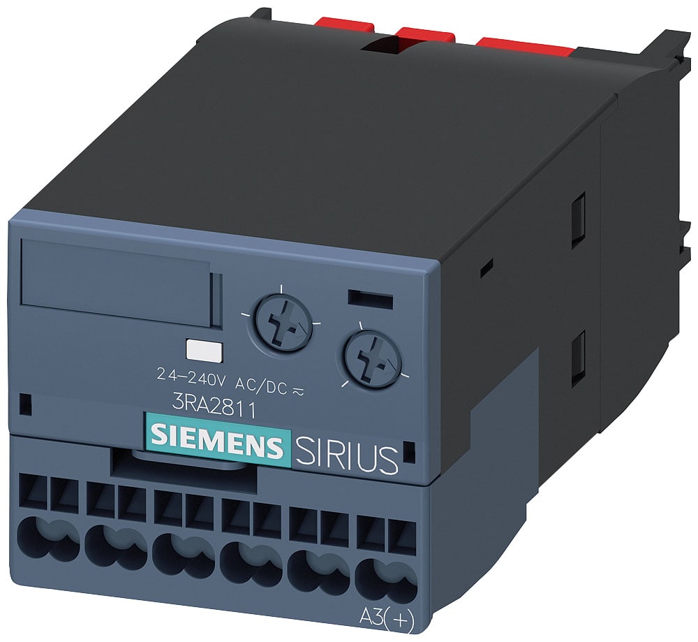 SIEMENS - SIE3RA28112CW10 RELE TEM EL.ON-DELAY 24-240V AC-DC