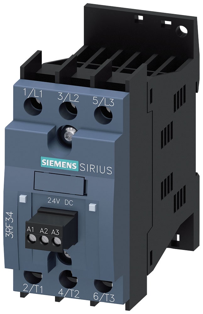 SIEMENS - SIE3RF34051BD04 Contattore statico 3RF3, trifase AC-53 5,4 A 48 ... 480 V/DC 24 V