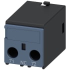 SIEMENS - SIE3RH29111BA01 Blocchetto di contatti ausiliari 1NC, vie di corrente: 1NC, collegamento dal basso