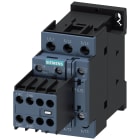 SIEMENS - SIE3RT20231AN24 Contattore, AC-3e, 9 A/4 kW/400 V, a 3 poli, AC 220 V, 50/60 Hz, 2NO+2NC, morsetti a vite