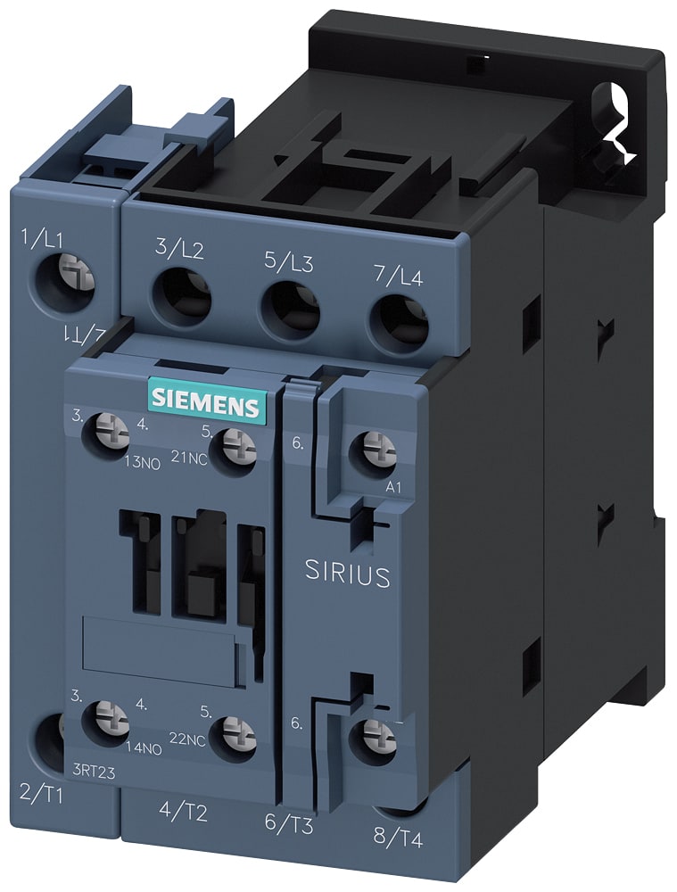 SIEMENS - SIE3RT23261AP004AA0 Contattore, AC-3, 32 A/15 kW/400 V, S0, a 4 poli, AC 230 V/50 Hz, 1NO+1NC