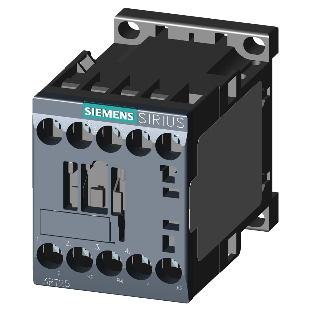 SIEMENS - SIE3RT25161AD00 Contattore 2NO+2NC, AC-3, 4 kW AC 42 V 50 Hz, a 4 poli, 2NO+2NC