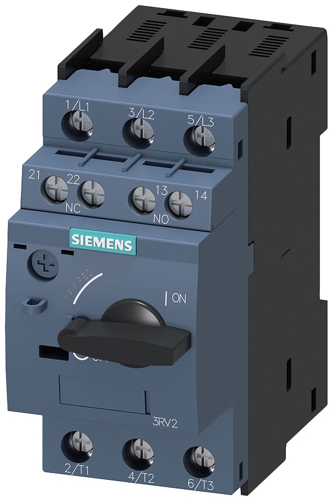 SIEMENS - SIE3RV20211FA15 Interruttore automatico, S0, protezione motore, Class 10, sganciatore A 3,5 ... 5 A, sganciatore N 65 A