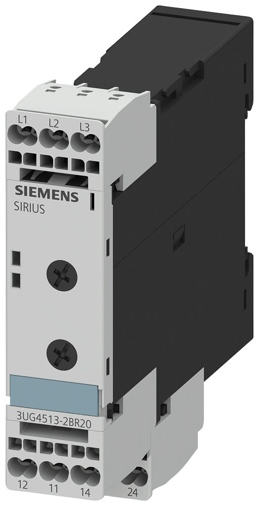 SIEMENS - SIE3UG45132BR20 Relè di controllo, analogico, mancanza di fase e sequenza fasi asimmetria 20 % fissa