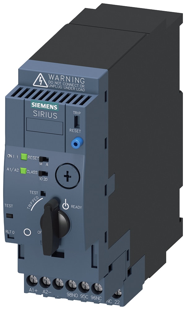SIEMENS - SIE3RA61201EP33 SIRIUS Partenza compatta avviatore diretto 400 V, AC/DC 110 ... 240 V, 50 ... 60 Hz, 8 ... 32 A